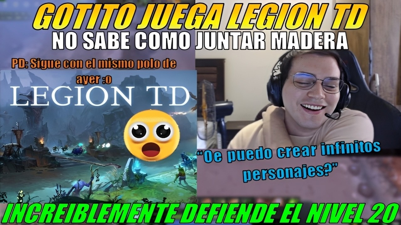 🤣MATTHEW juega LEGION TD sin SABER LEER ni ESCRIBIR🤣