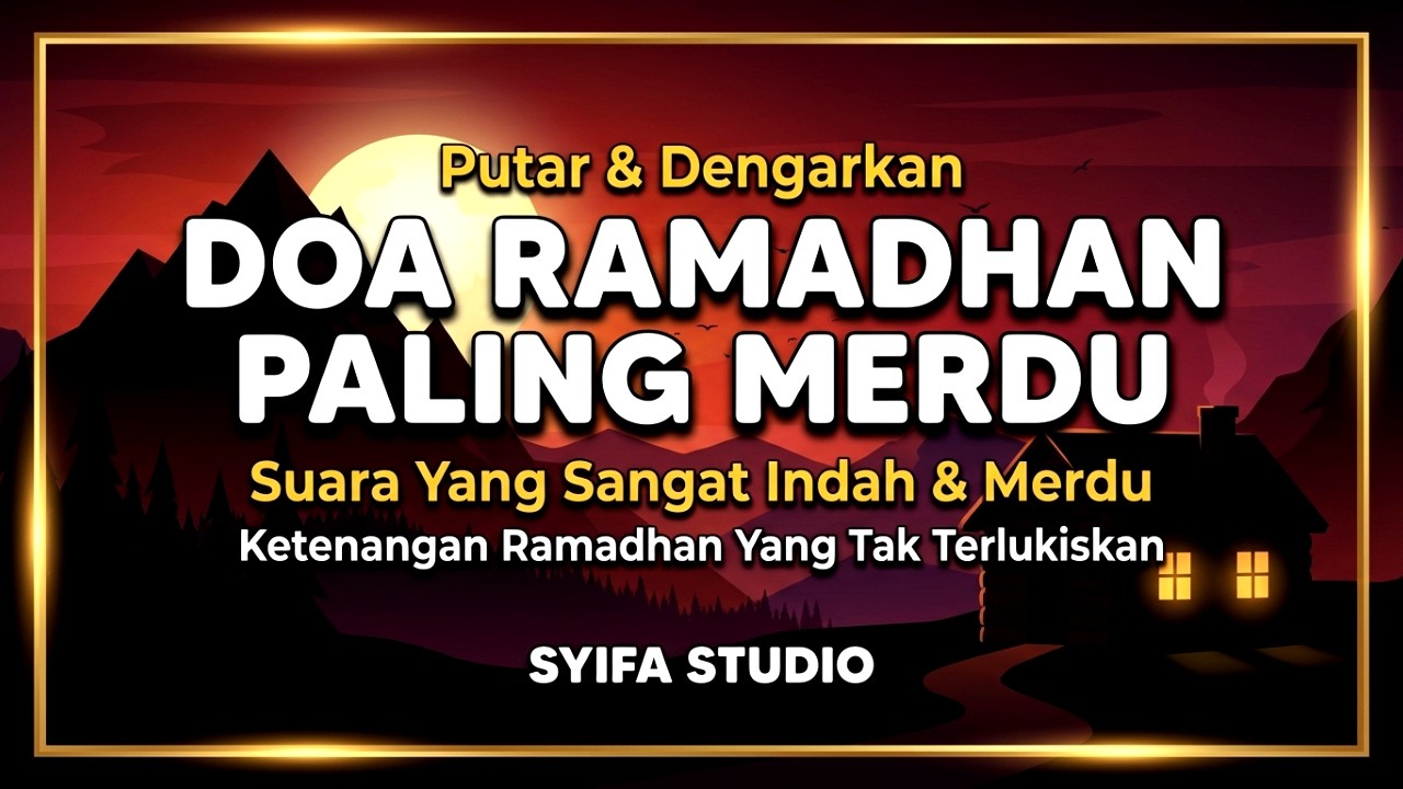 SUARA MERDU TAK TERLUKISKAN ! DOA RAMADHAN INDAH