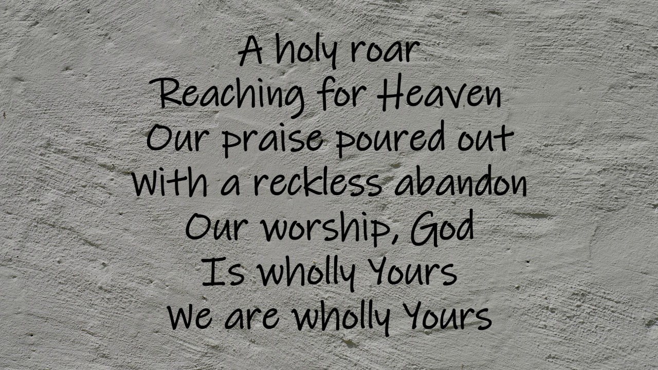Chris Tomlin - Holy Roar (Lyric Video)