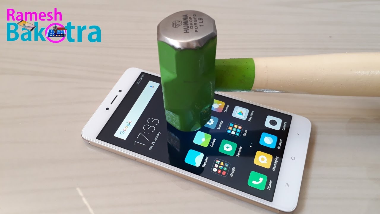 Redmi Note 4 Screen Scratch Test