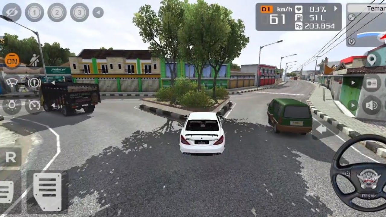 🚗😱BENZ CAR GOT ACCIDENT IN THE JOURNEY 🥶🤯 #14 @gamespheregaming #viral #viralvideos #busgames #games