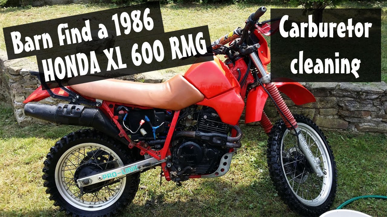 Honda XL600 RMG Carburetor Cleaning time laps