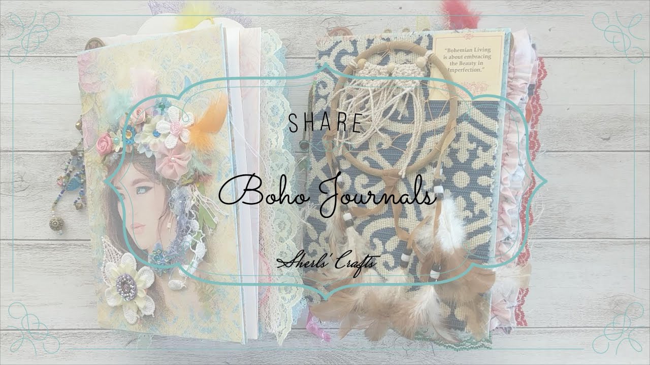Boho Journals - @RachandBellaCrafts Design Team Project