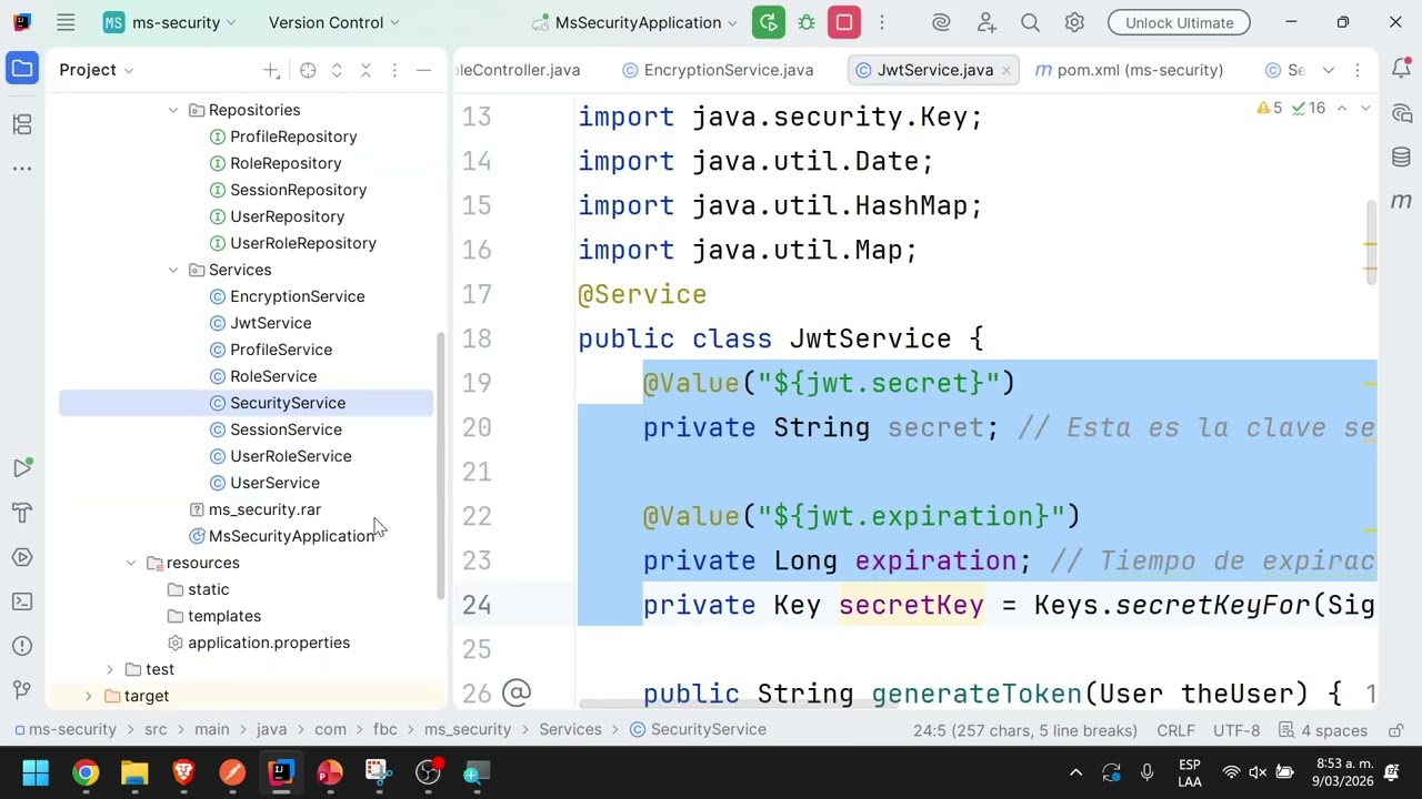13. Java Spring Boot: Seguridad - Autenticación