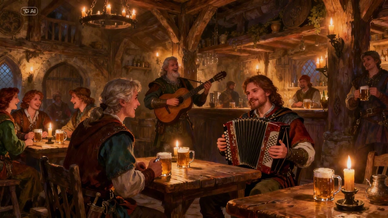 Fantasy Tavern Party 🍻 Medieval Forró  RPG & Tavern Ambience