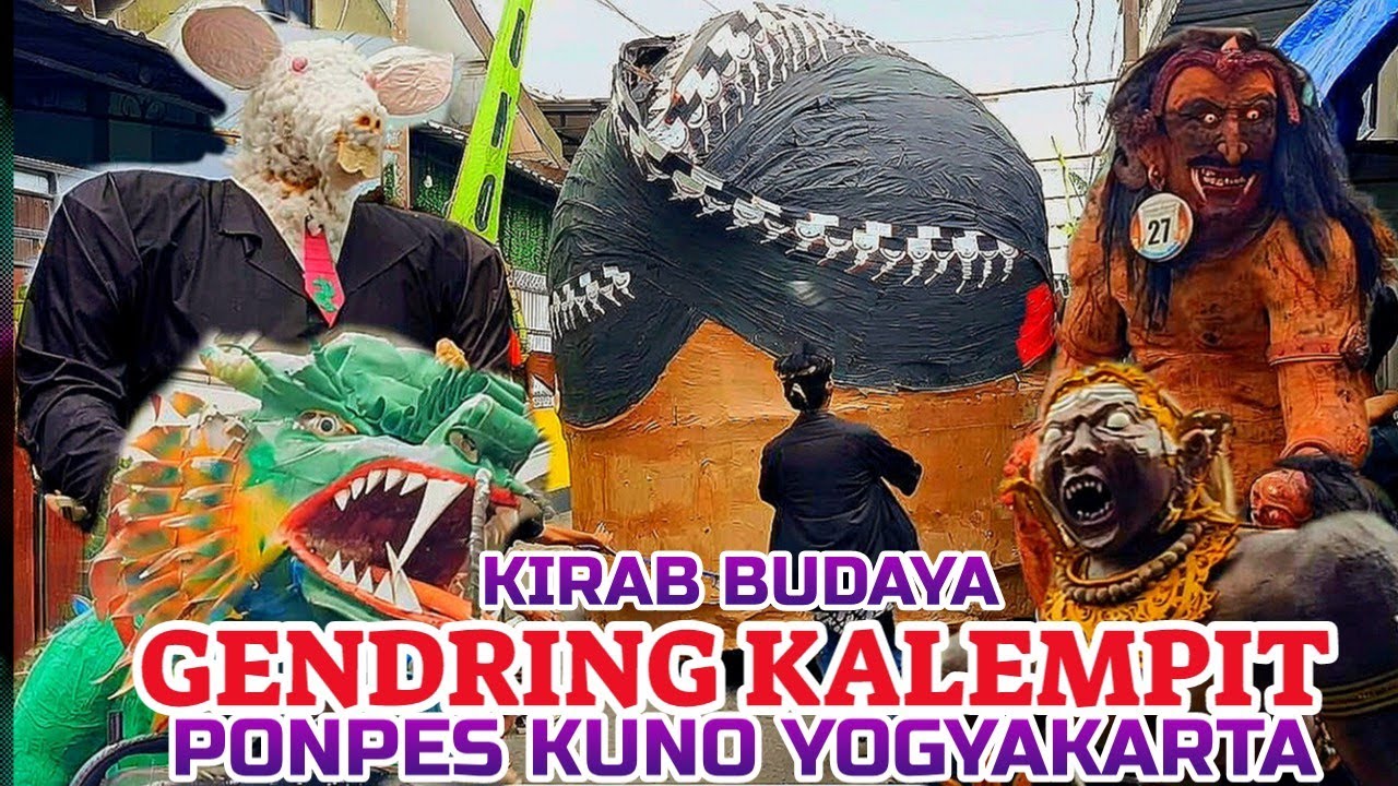 KIRAB BUDAYA GENDRING KALEMPIT PONDOK PESANTREN KUNO YOGYAKARTA