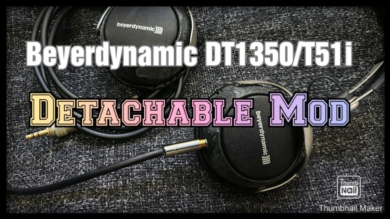 Руководство по модернизации съёмного кабеля Beyerdynamic DT1350 / T51i 3,5 мм