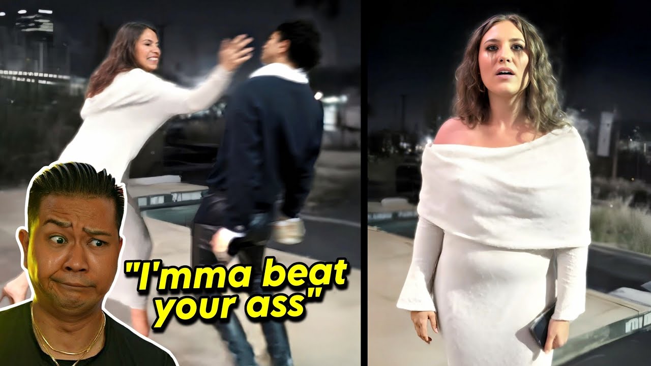 Woman Throws Punch at Man… Instantly REGRETS It!