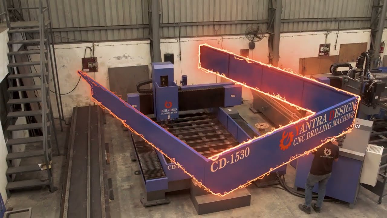 CD-1530 CNC Plate Drilling Machine | High Precision Drilling & Tapping Operations