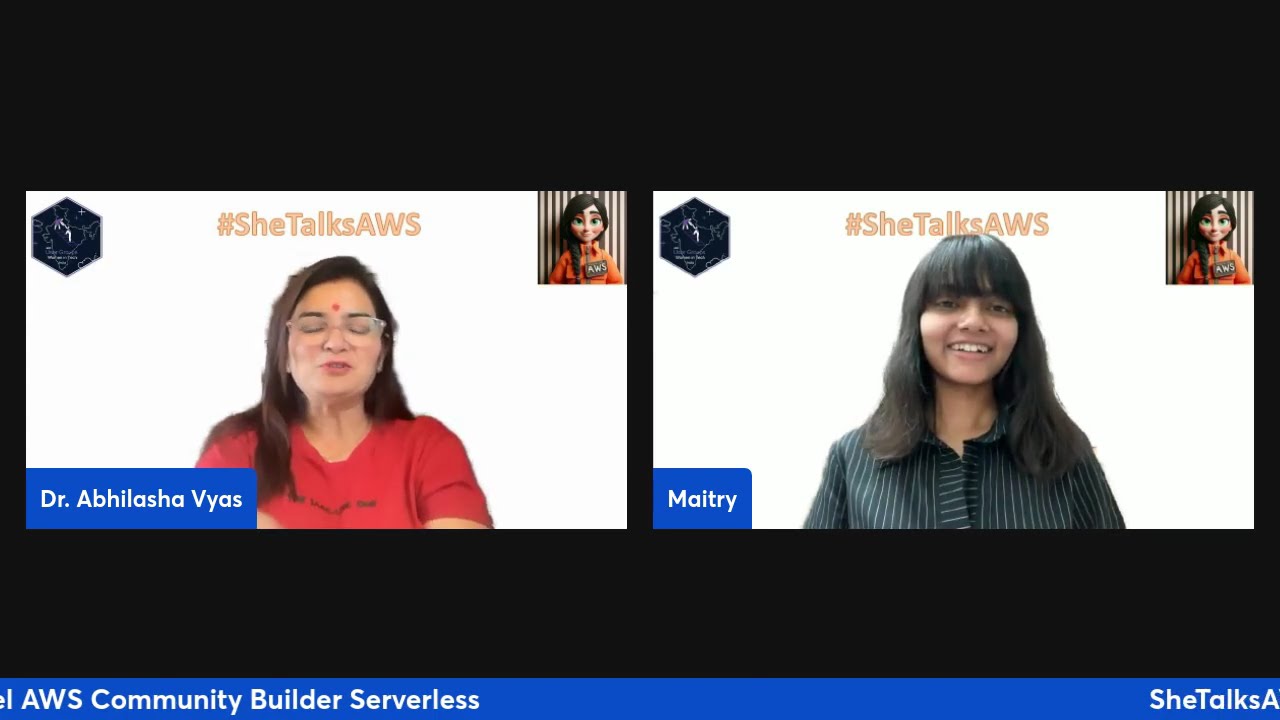 From Student to AWS Community Builder | Serverless Journey | SheTalksAWS with Maitry Patel