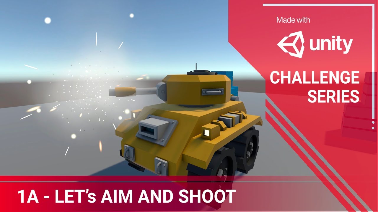 Unity Rotate Towards Object and Shoot - Part 1 of 3