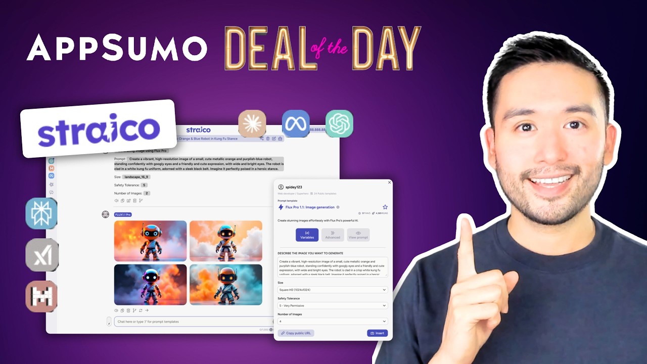 Access EVERY AI Model You Need in One Place: Straico Review! (AppSumo Deal of the Day)