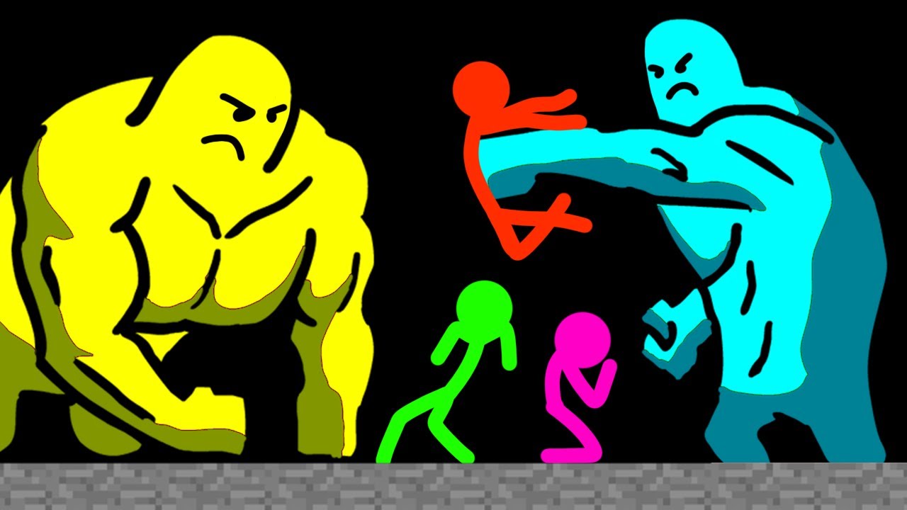 Stickman VS Minecraft: Buff Stickman - AVM Shorts Animation