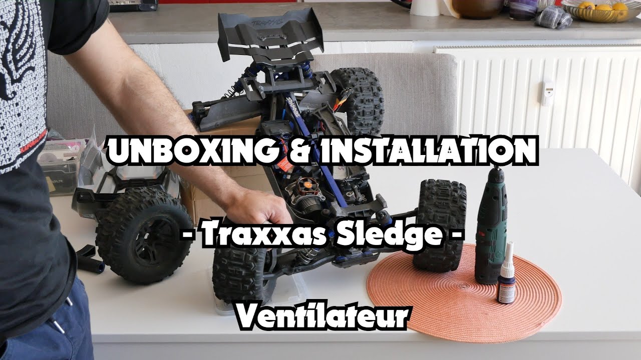 Traxxas Sledge - Installations d'un ventilateur, Modification et Casse LE REVIEW