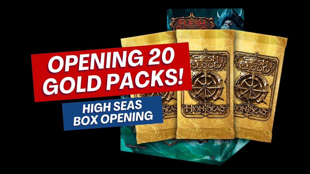 Searching for the Booty! | 20 Treasure Packs High Seas Unboxing / Opening | Flesh and Blood