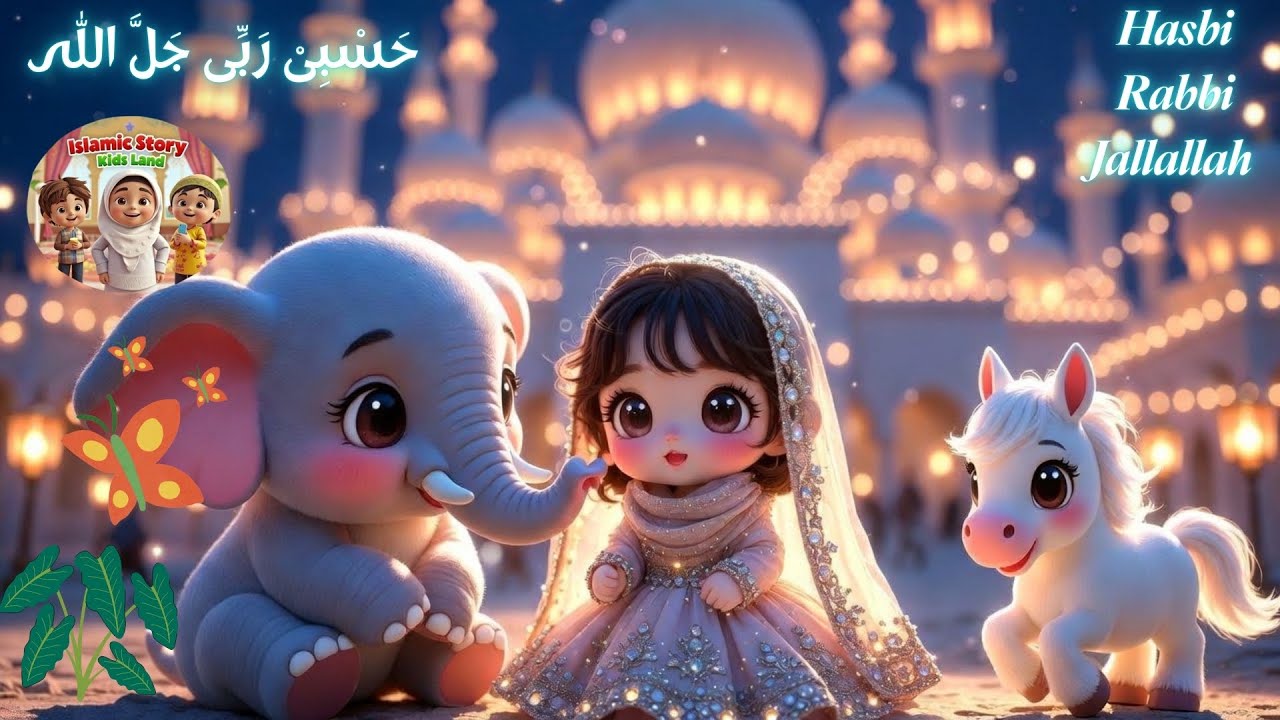 Hasbi Rabbi Jallallah Islamic Kids Song☀️Islamic Lullaby Song Kids☀️Beautiful Sleeping Kids Special