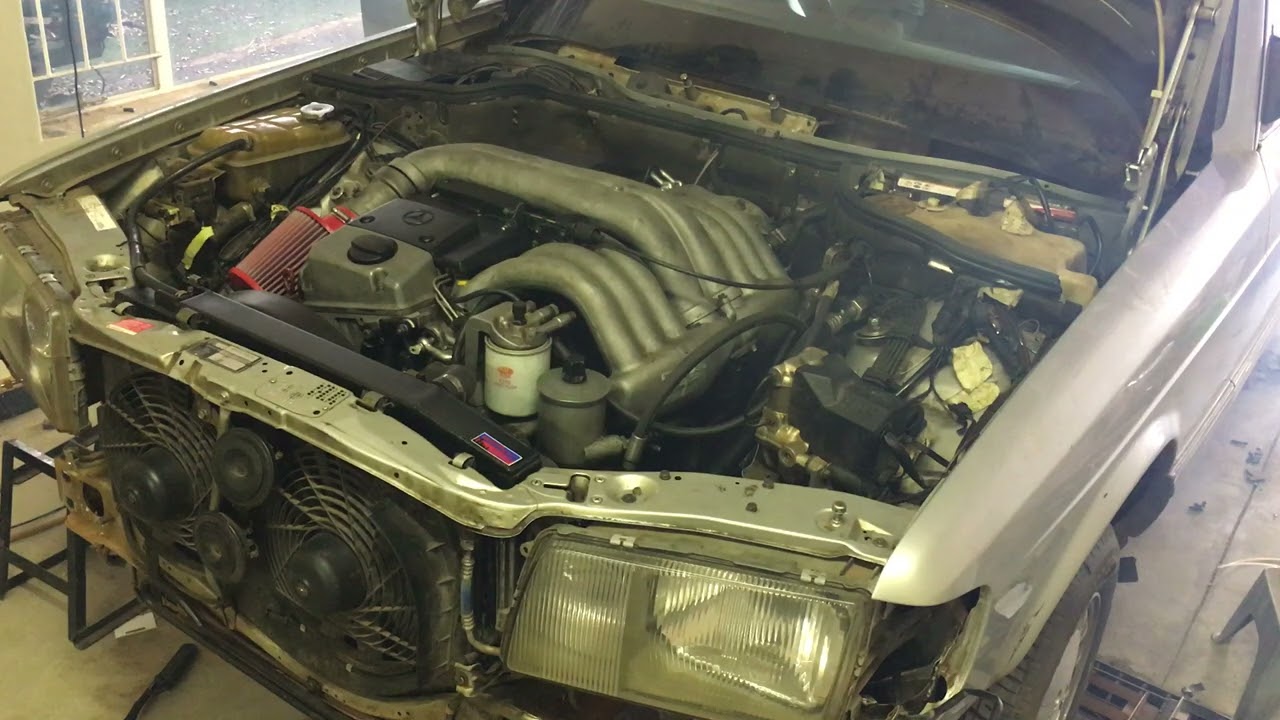 W126 OM606 First start in 2 years!