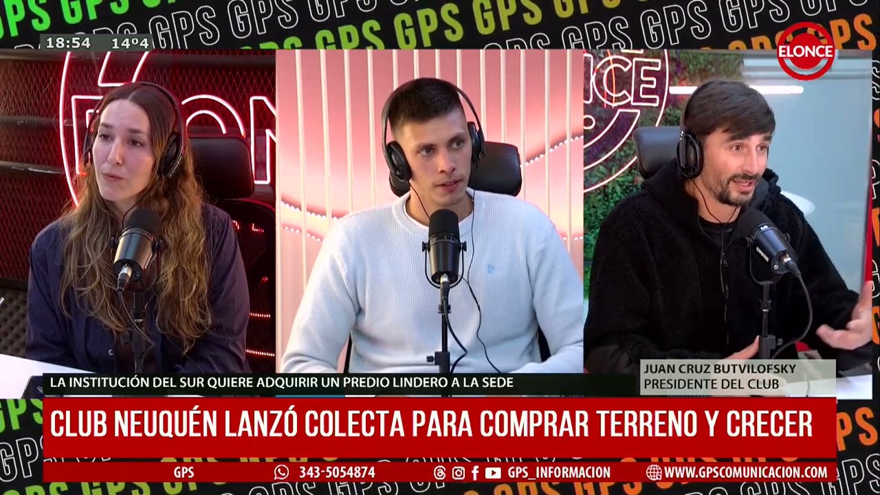 Micro Clubes: Juan Butvilofsky presidente del club Neuqu&eacute;n, lanz&oacute; colecta para comprar un terreno.