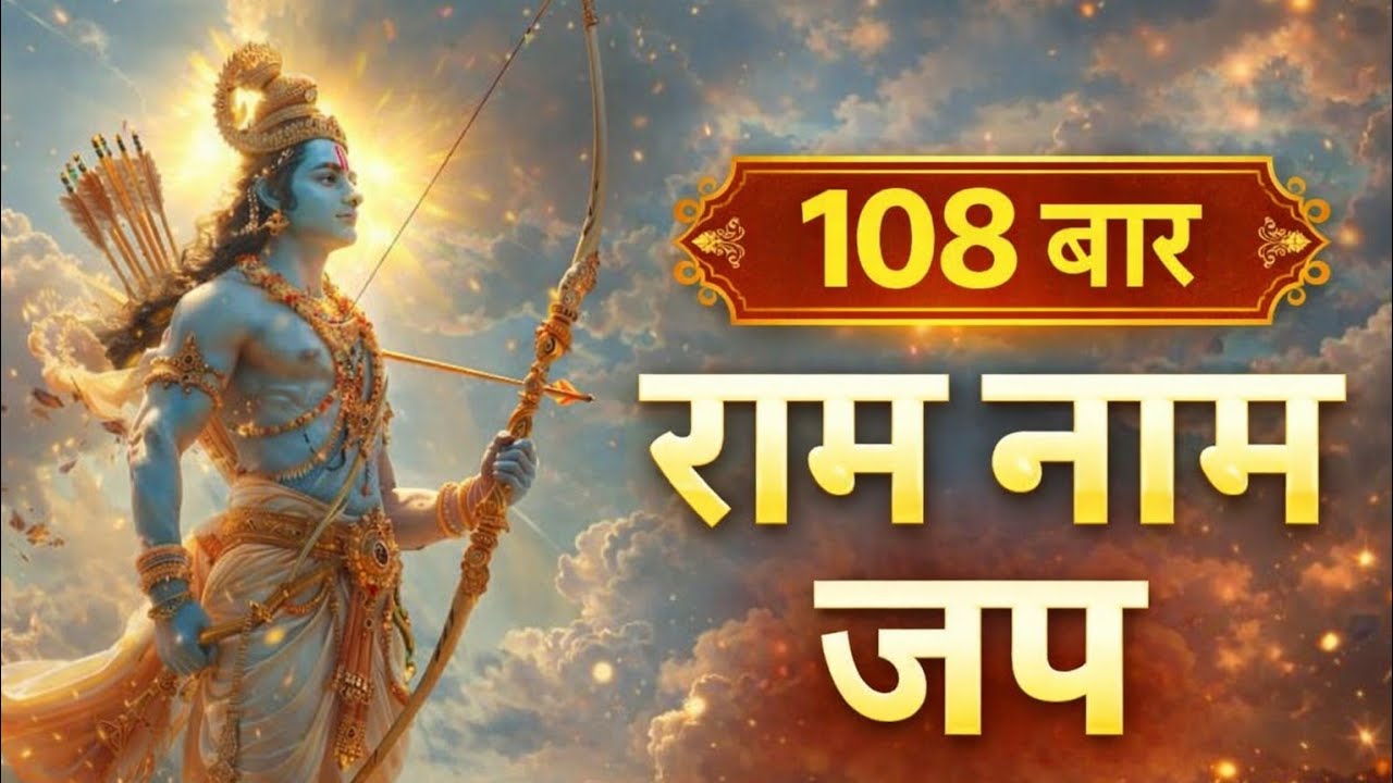 Shree Ram jay Ram | PeacefulRam Dhun for Morning Positivity |108 Times Chanting |Bhakti Dhun Studio 