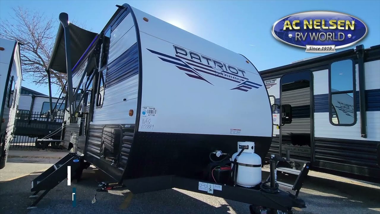 FOREST RIVER CHEROKEE 16FQ PATRIOT EDITION #forestrivercherokee #forestriverwolfpup #rvlifestyle