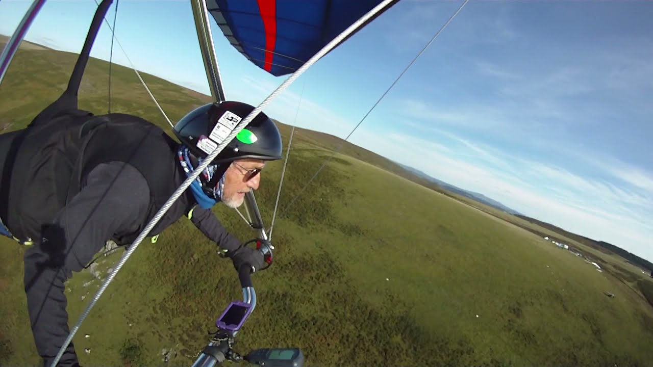 Hang gliding at the Long Mynd 2021