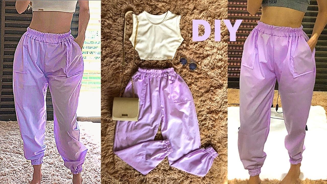 DIY CALÇA JOGGER | COMO FAZER CALÇA JOGGER | HOW TO JOGGER PANTS | CORTE E COSTURA (TUTORIAL)