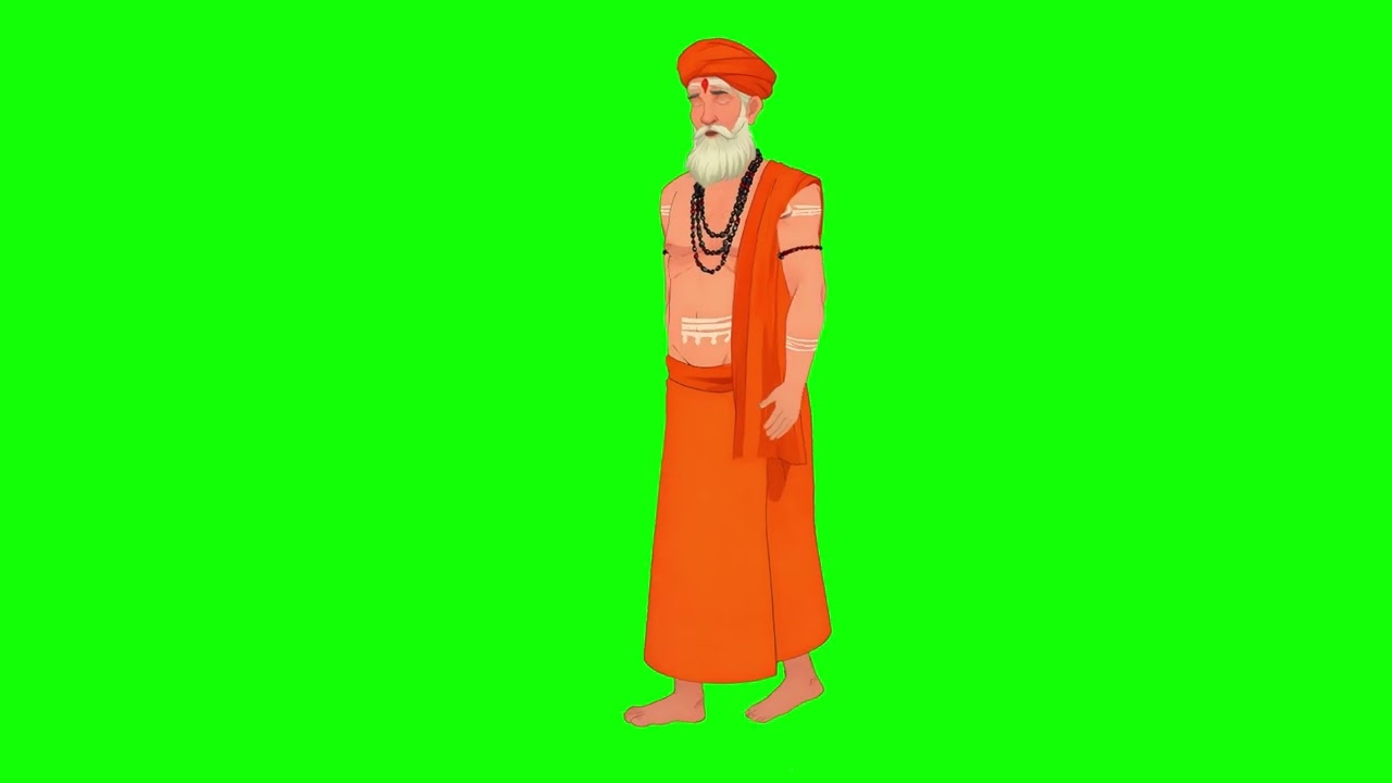 Sadhu green screen 