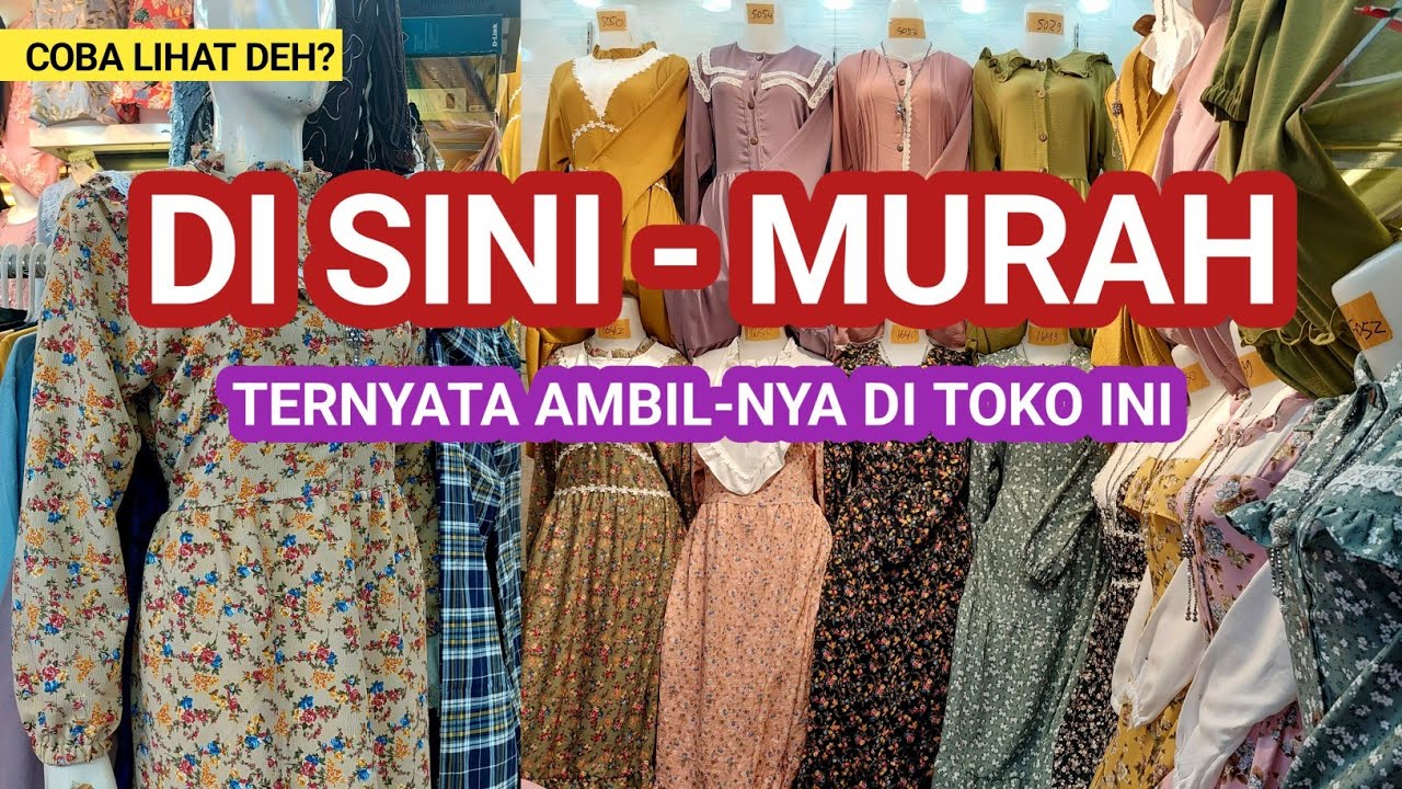 MODEL GAMIS, MIDI DRESS MURAH YANG LAGI BANYAK DICARI BUAT JUAL LAGI, METRO TANAH ABANG FASHION