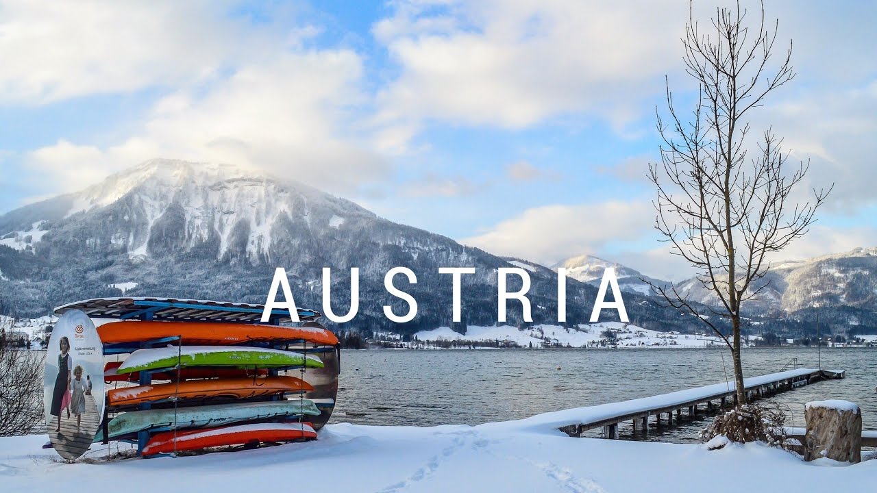 Magical Winter in Austria : Hallstatt and other breathtaking lakes in HD