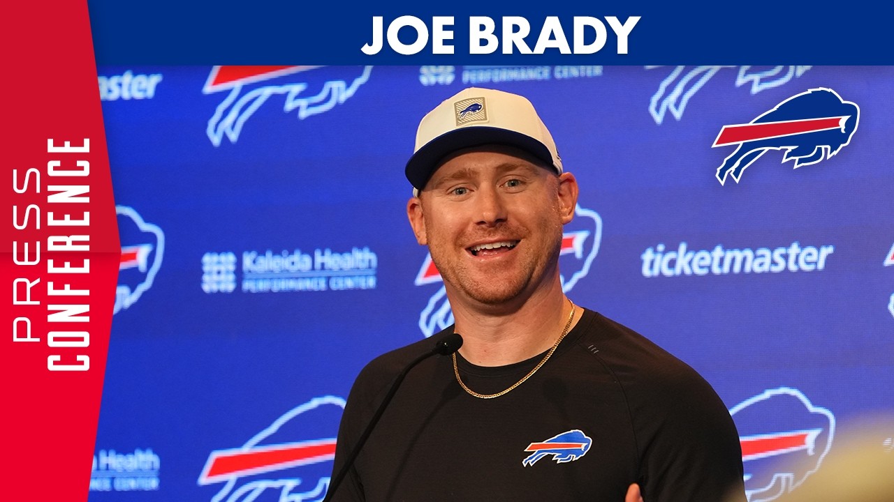 Joe Brady Addresses The Media During OTAs | Buffalo Bills