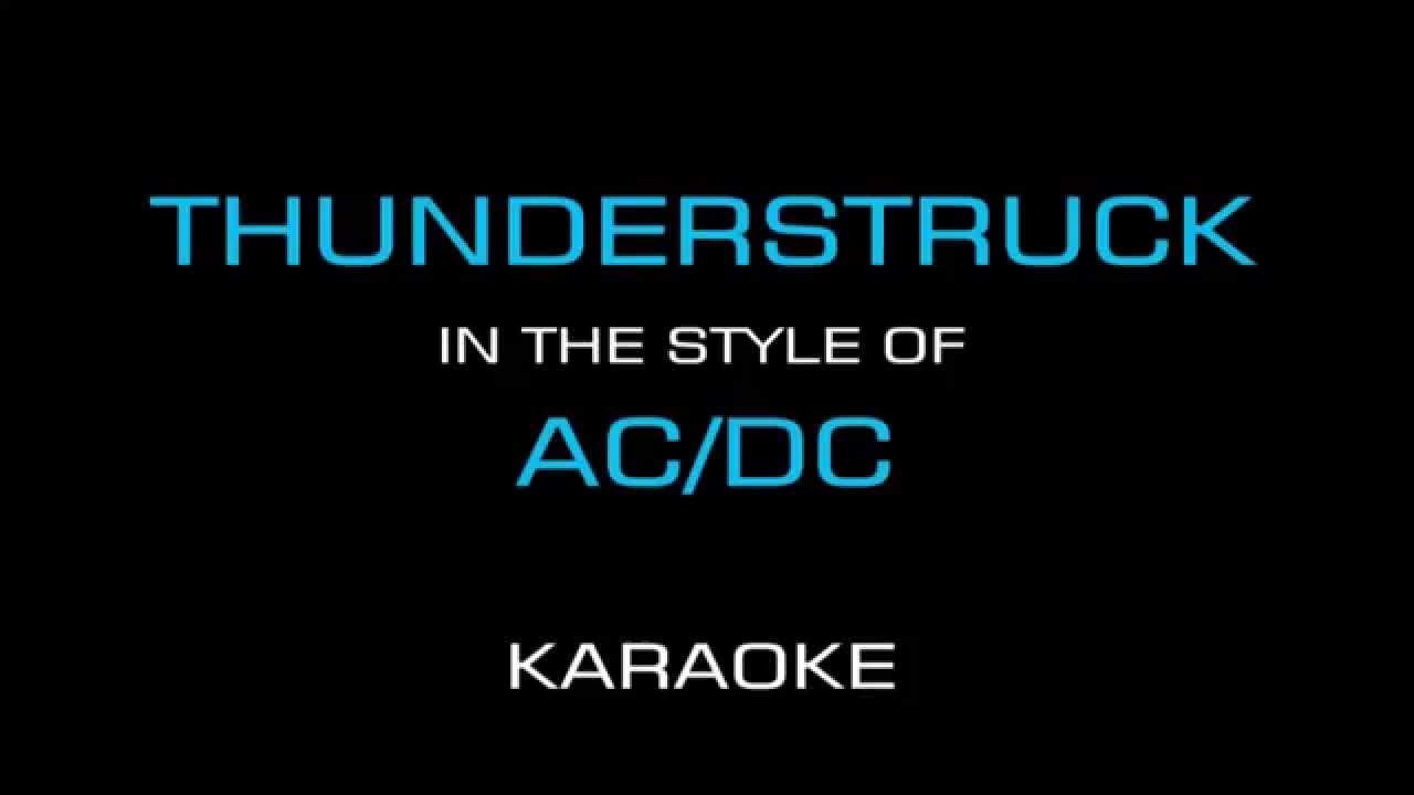 Thunderstruck - AC/DC (Karaoke/Instrumental)
