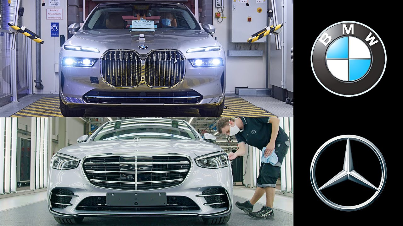 BMW 7 Series VS Mercedes S-Class | PRODUCTION Line Comparison