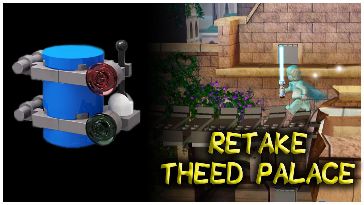 LEGO Star Wars: The Complete Saga | RETAKE THEED PALACE - Blue Minikits (Challenge Mode)