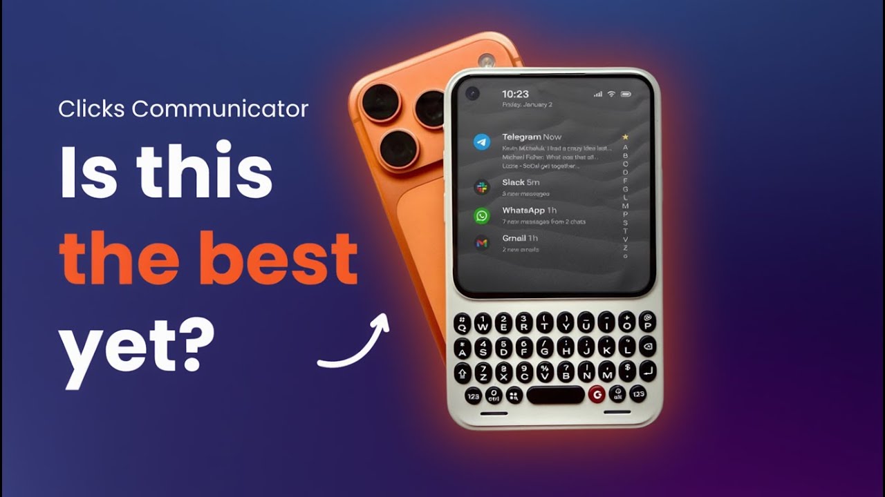 BlackBerry Is Back? Clicks Communicator Revealed at CES 2026