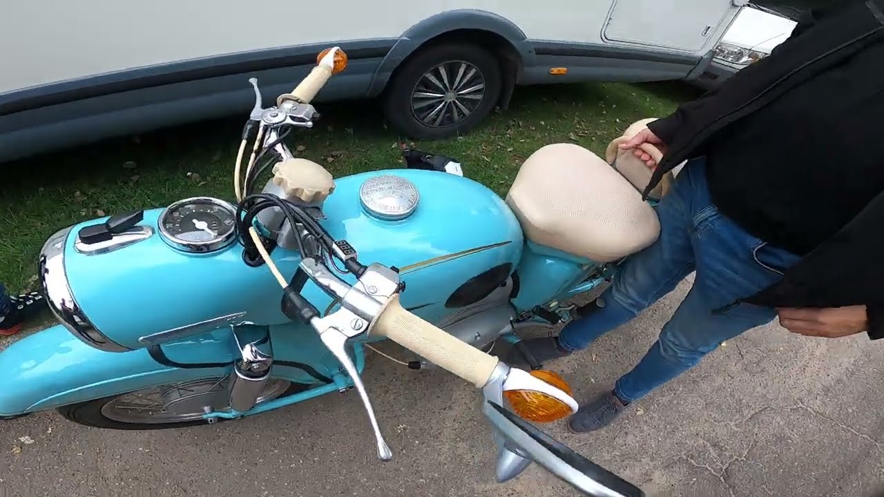 Deutsches Motorrad MZ ES 250/1 Jask&oacute;łka ! Pięknie odrestaurowany egzemplarz w eksportowym kolorze !