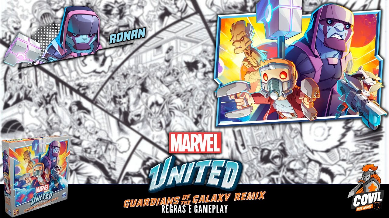 Marvel United Guardians of the Galaxy Remix -  Gameplay