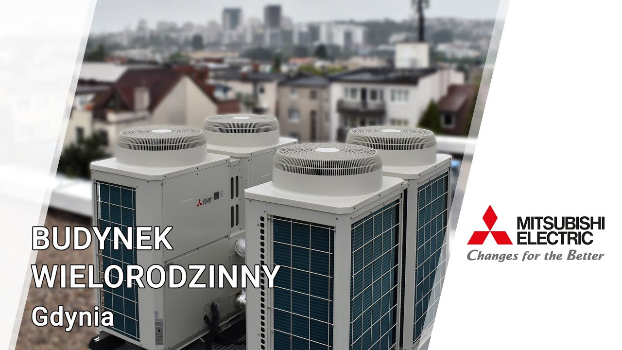 Budynek wielorodzinny w Gdyni - pompy ciepła CAHV