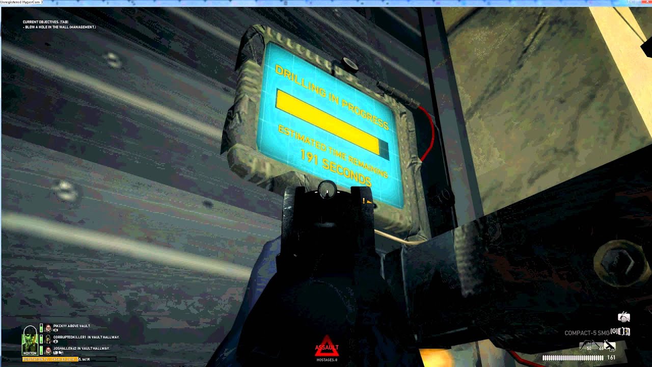 Payday the heist: Overdrill on easy fail