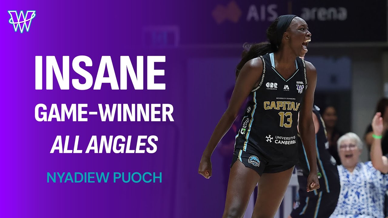 NYADIEW PUOCH&rsquo;S INSANE GAME-WINNER | THE MOMENT OF #WNBL26 SO FAR 🤯