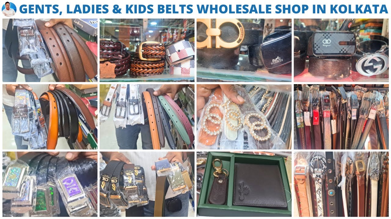 Best Wholesale Shop for Men’s Belts & Wallets in Kolkata | Gents, Ladies & Kids Belts Wholesale