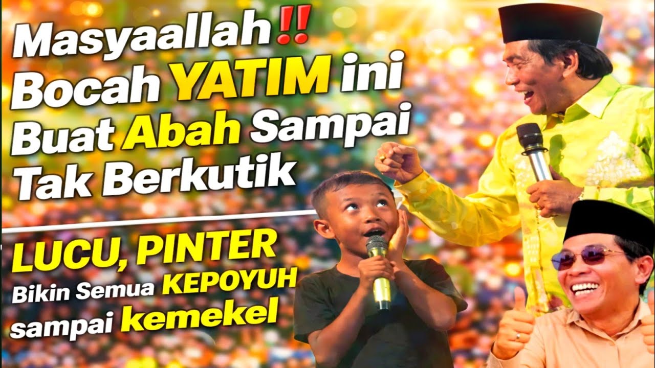 KOCaK PARAH‼️ Bocah Ini Jawabannya Di Luar Nalar 😳 Abah Sampai Tak Berkutik! Lucu PINTER Full SAWER 