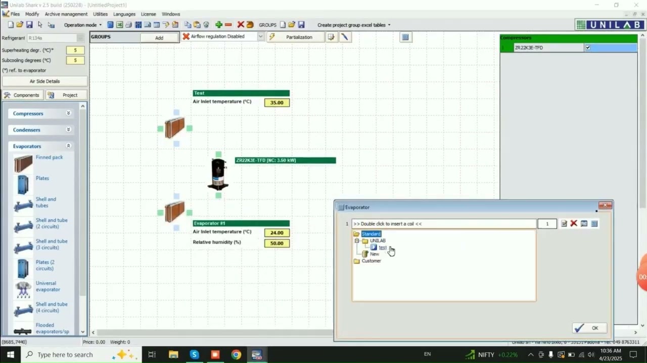 Refrigeration Cycle Design in Shark Software!