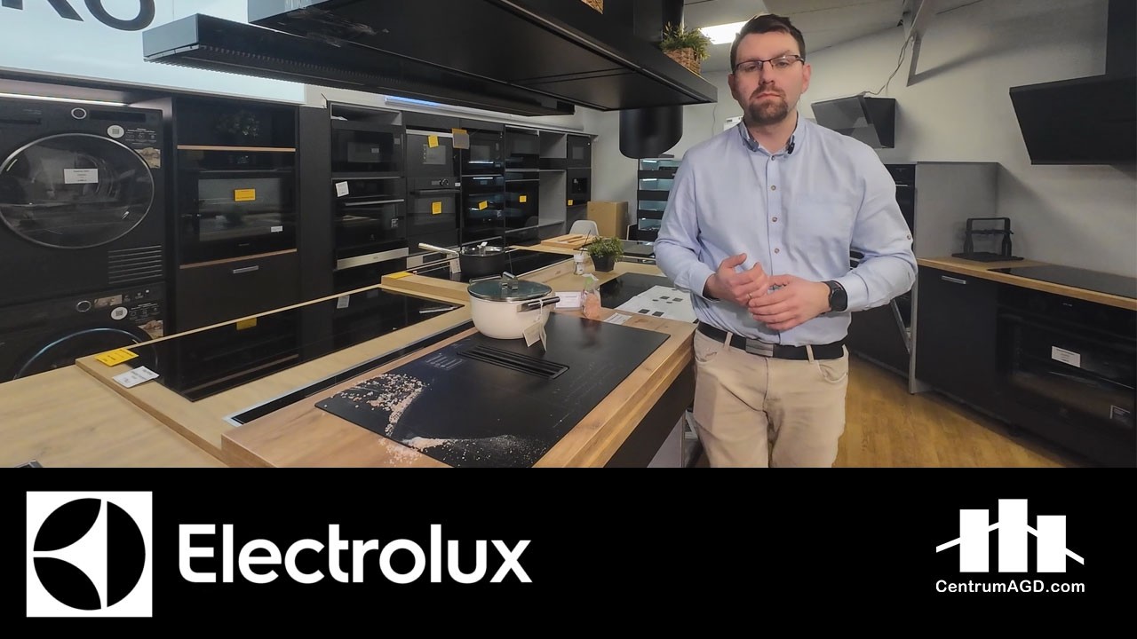 Jaką wybrać płytę z wbudowanym okapem od Electrolux. Prezentacja płyty KCC84450CZ saphirmatt