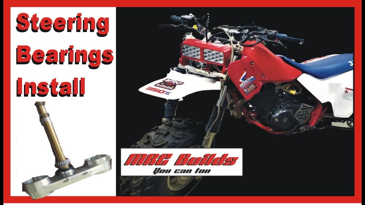 Easy ATV Steering Bearing Install - no special tools required