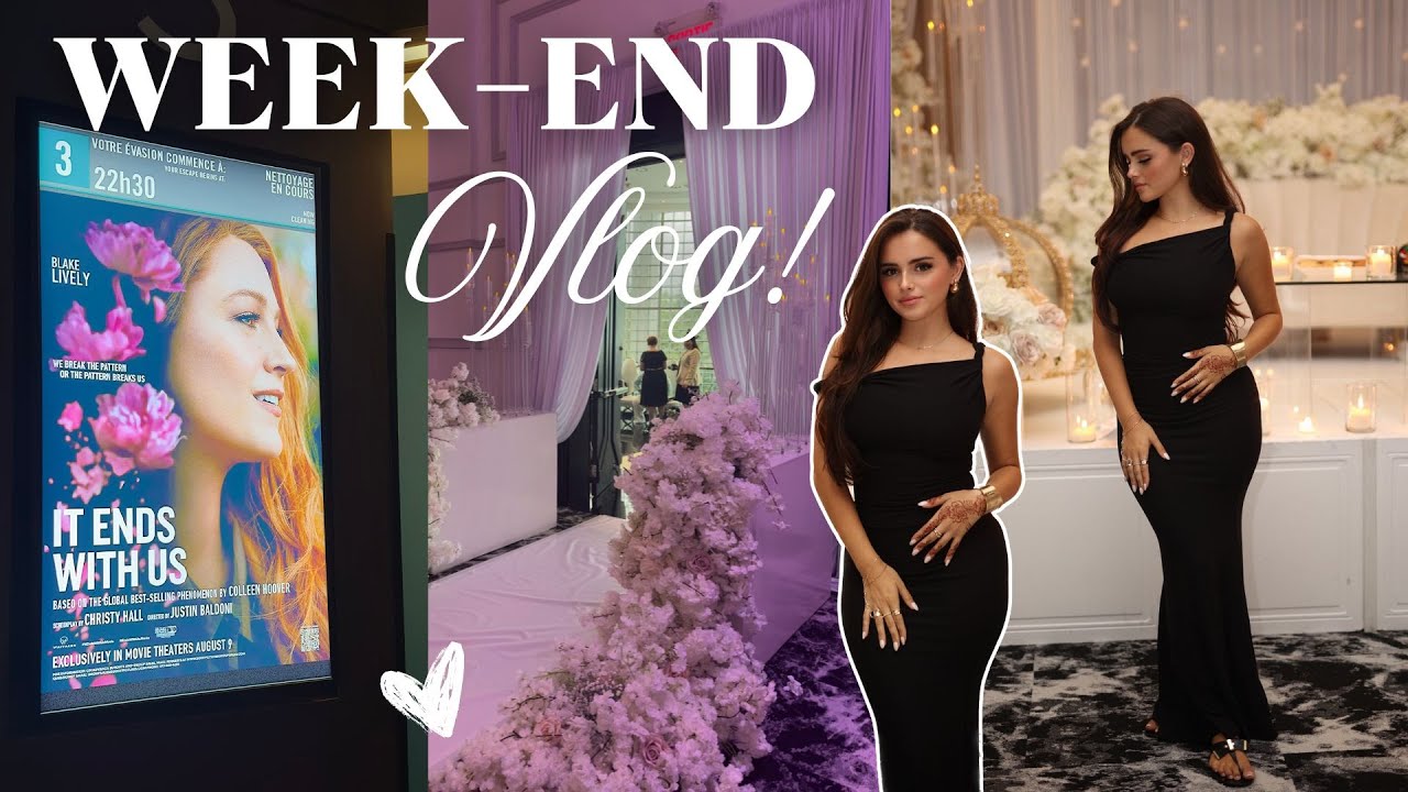 WEEKEND VLOG: it ends wih us, wedding, healthy walk & haul