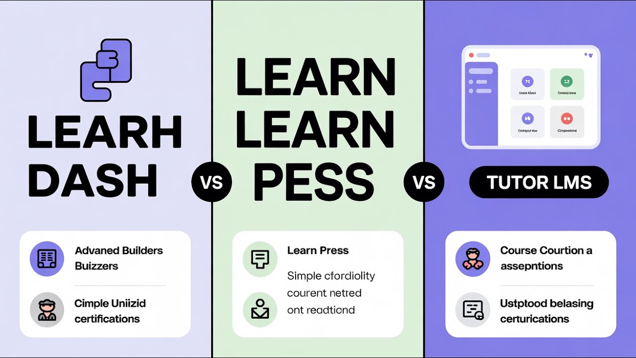 LearnDash vs LearnPress vs Tutor LMS: Best LMS Plugin for Your Needs (2025)