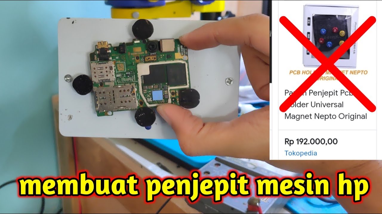 Membuat penjepit PCB mahal dari barang sederhana