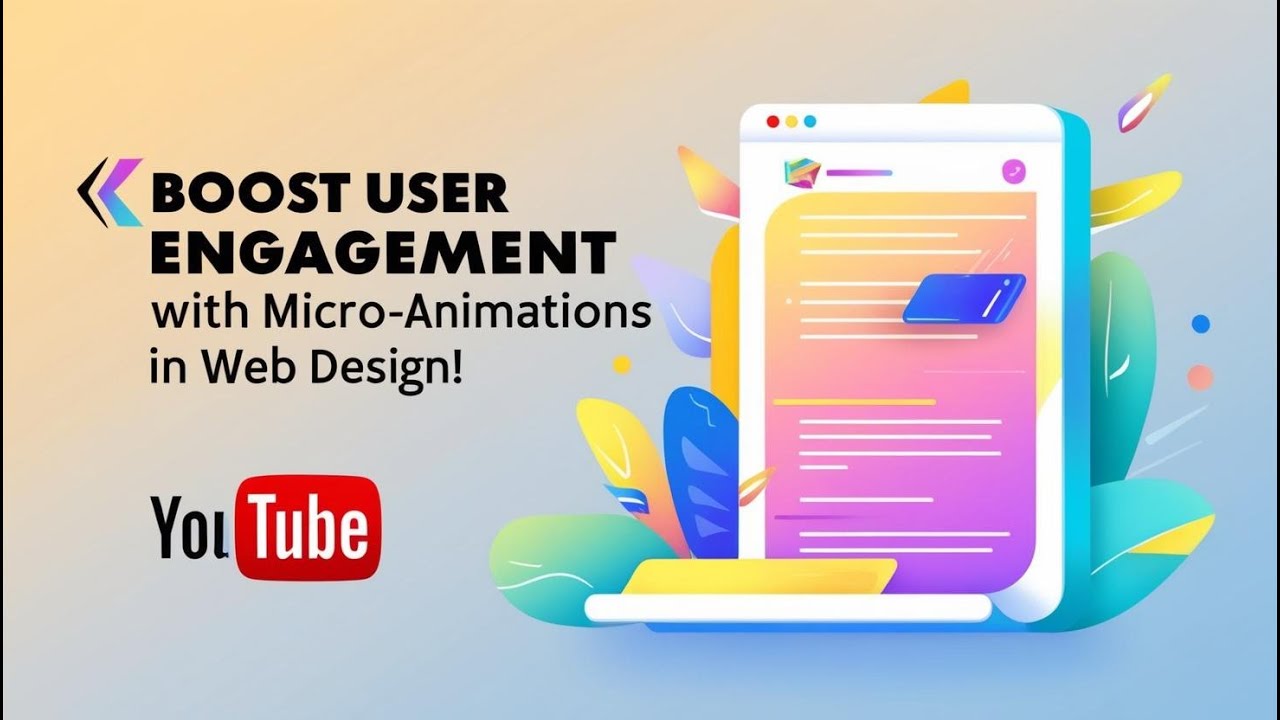 🚀 Boost User Engagement with Micro-Animations in Web Design! 🎨✨