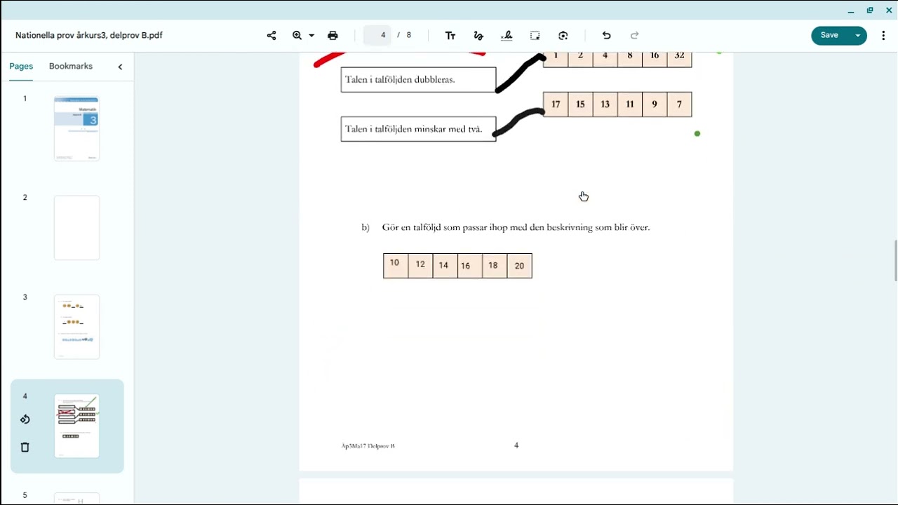 Nationell prov åk 3 delprov B
