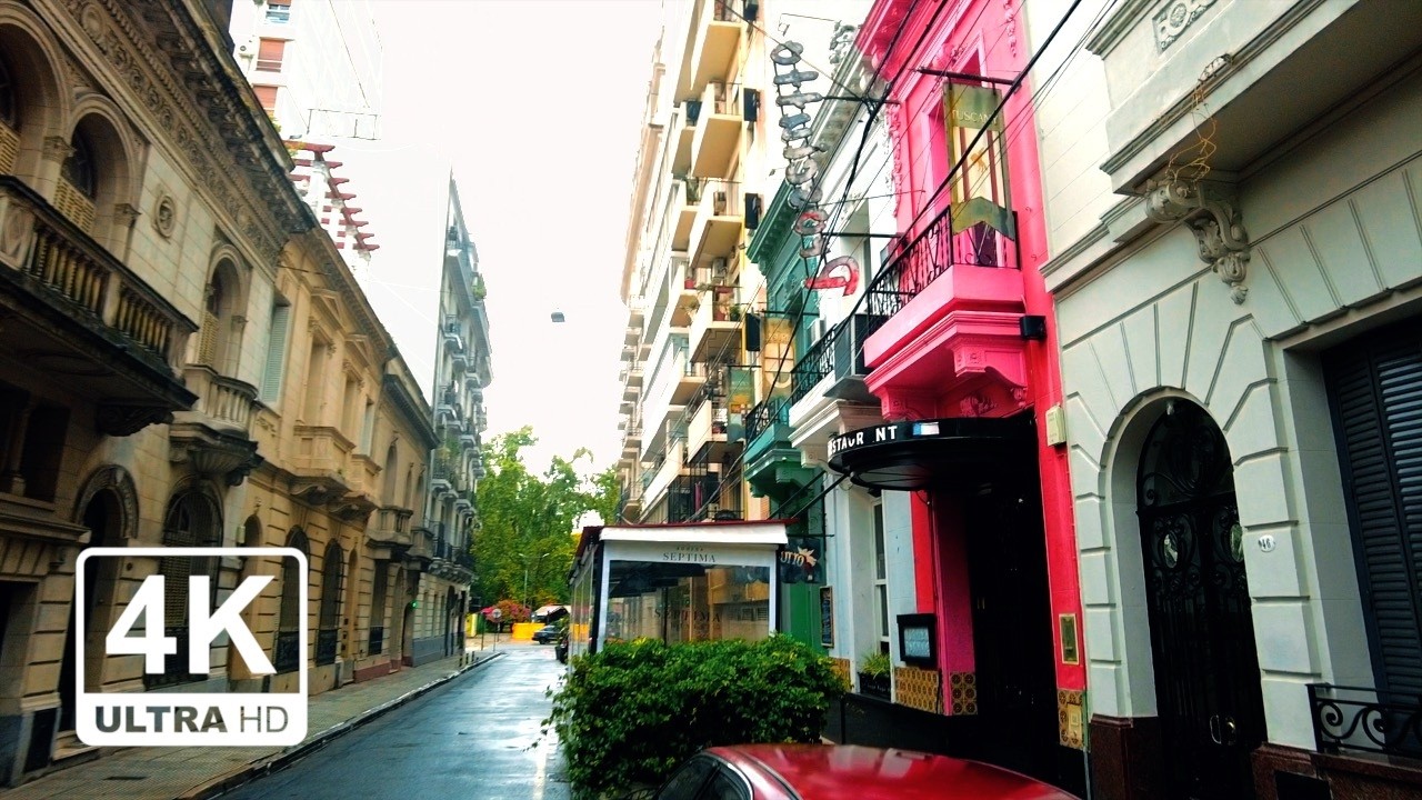 Explota la tarde de Domingo bajo lluvia en Buenos Aires, Argentina [4K]